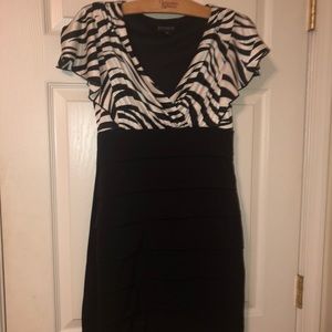 Black& Zebra Dress
